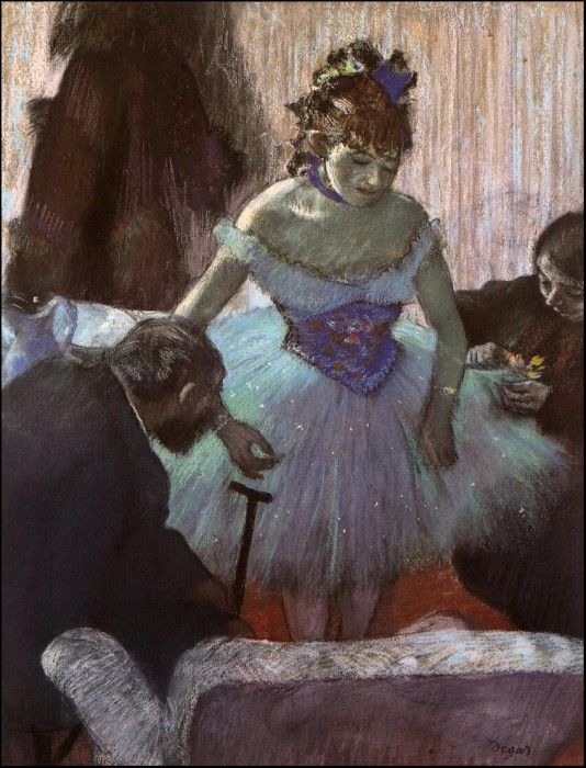 Degas Before the Entrance on Stage, 1880 c.. , --