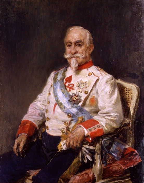 Camarlench Ignacio Pinazo Retrato del Conde Guaki. Camarlench,  Pinazo