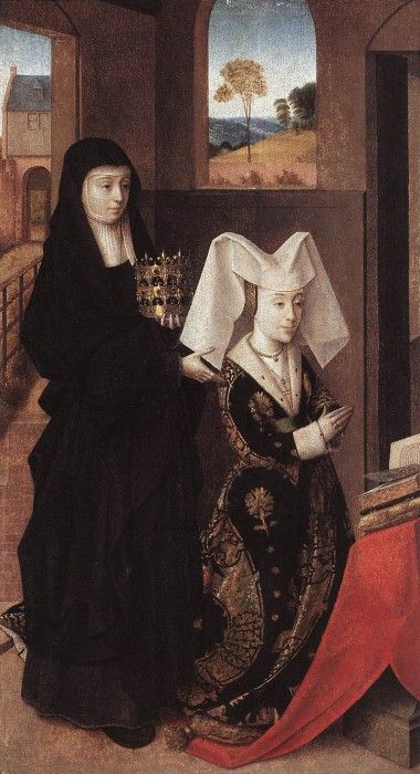 CHRISTUS Petrus Isabel Of Portugal With St Elizabeth. Christus, Petrus