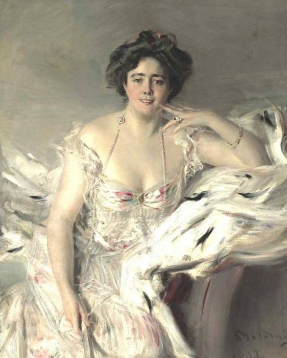 Portrait of Lady Nanne Schrader 1903. Boldini, 