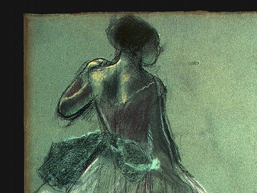 Degas Dancer Seen from Behind and 3 Studies of Feet c1878 de. , --