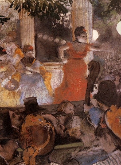 Degas Edgar Aux Ambassadeus 1877. , --