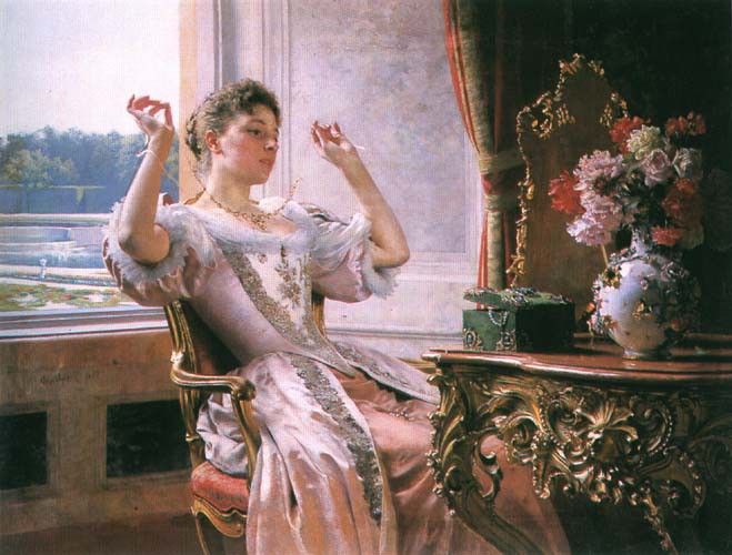 Lady with Jewelery. Czachorski,   