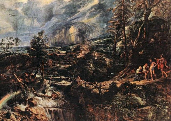 Rubens Stormy Landscape. ,  