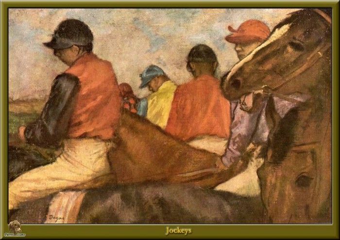 PO Degas 18 Jockeys(1881-1885). , --
