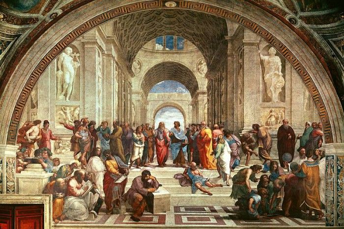 The School of Athens, Raphael, 1509-11 - 1600x1200 - ID 8092. 