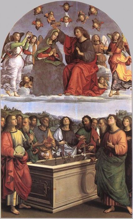 Raphael The Crowning of the Virgin (Oddi altar). 