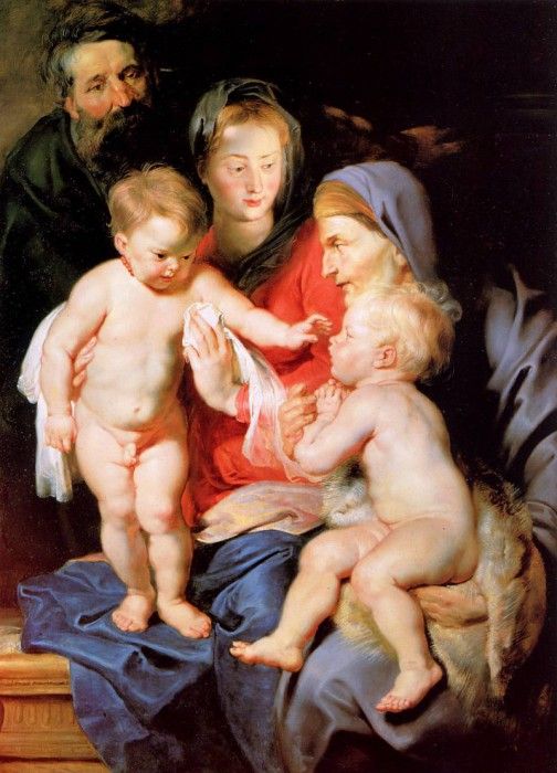 Rubens Peter Paul Holy family Sun. ,  