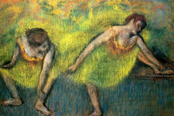 Two Dancers at Rest, Degas - 1600x1200 - ID 7555 - PREMIUM. , --