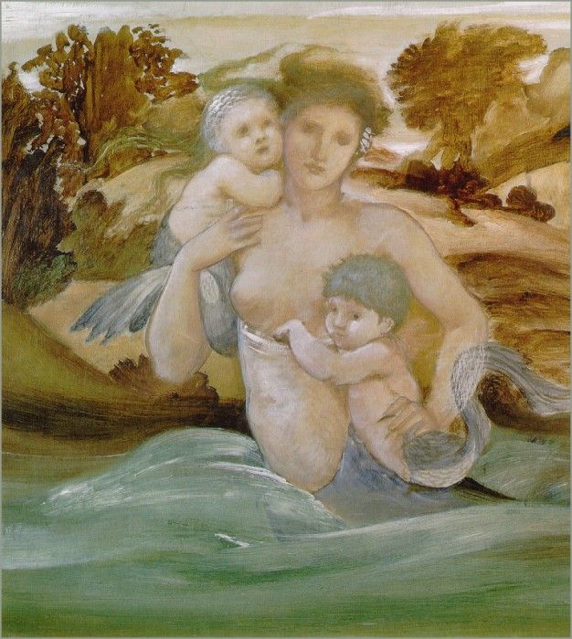 Burne-Jones-MermaidWithHerOffspring-sj. -   