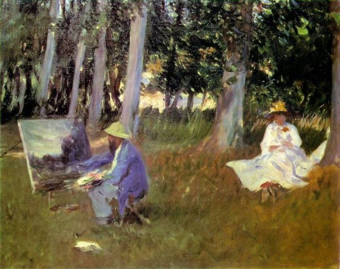 1887 Claude Monet Painting. ,  