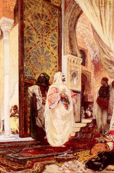Clairin Georges Jules Victor Entering The Harem. Clairin,   