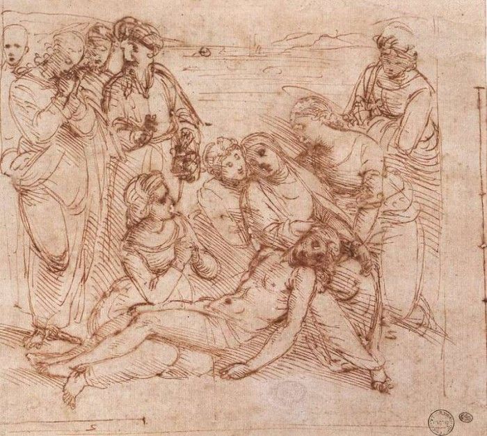 Raphael Lamentation over the Dead Christ. 