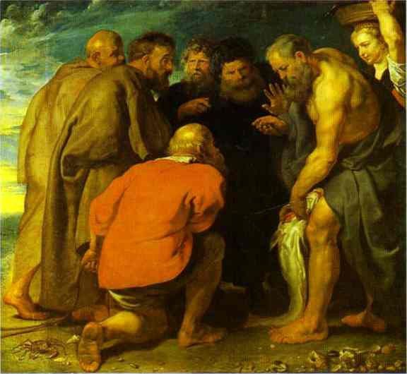 Peter Paul Rubens - St. Peter Finding the Tribute Money. ,  