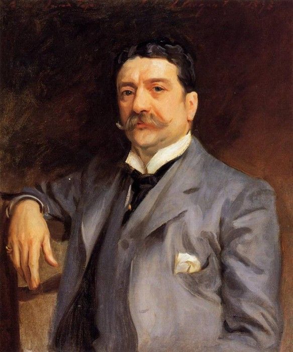 Alma Tadema Portrait of Louis Alexander Fagan. ,  