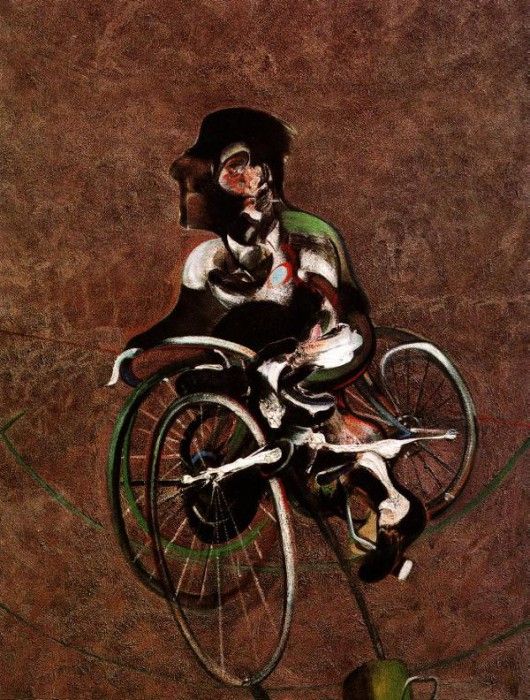 Bacon Portrait of George Dyer riding a bicycle, 1966. , 