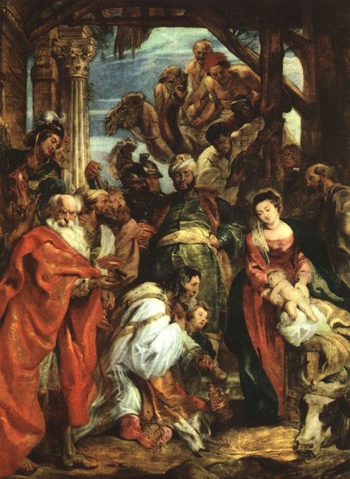 Rubens The adoration of the magi 1624 Musee Royal des Beaux-. ,  