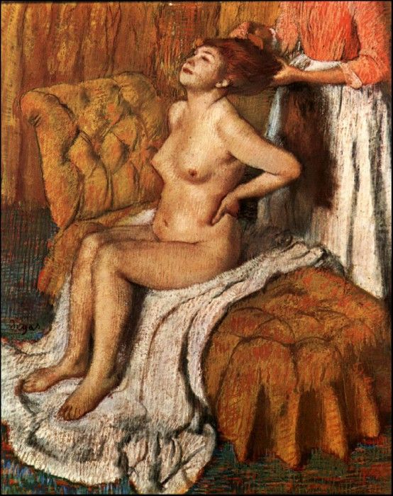 Degas A Woman Having Her Hair Combed, 1886-88 c.. , --