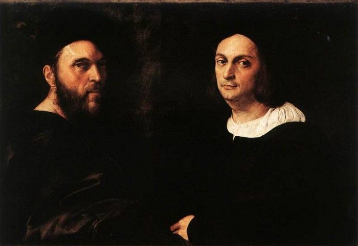 Raphael Double Portrait. 