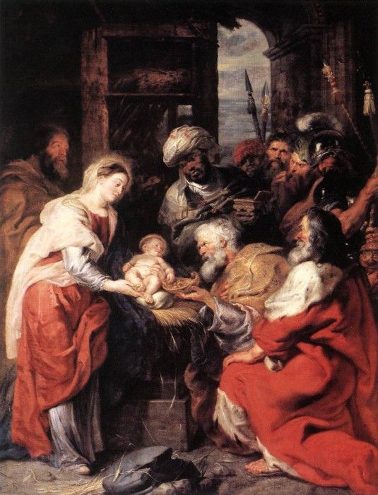Rubens Adoration of the Magi 1626 9. ,  