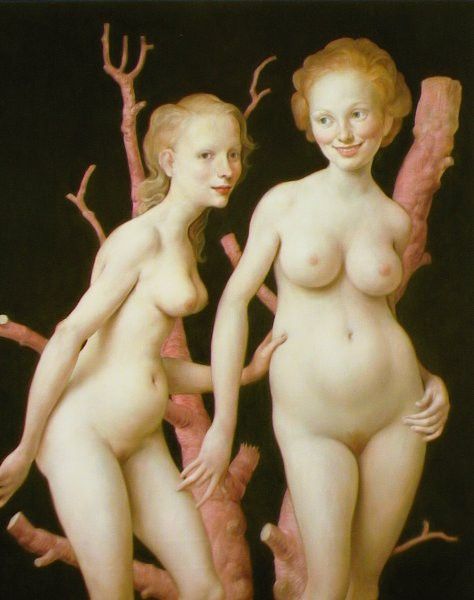 4812 The Pink Tree by Currin (sp). Currin, 