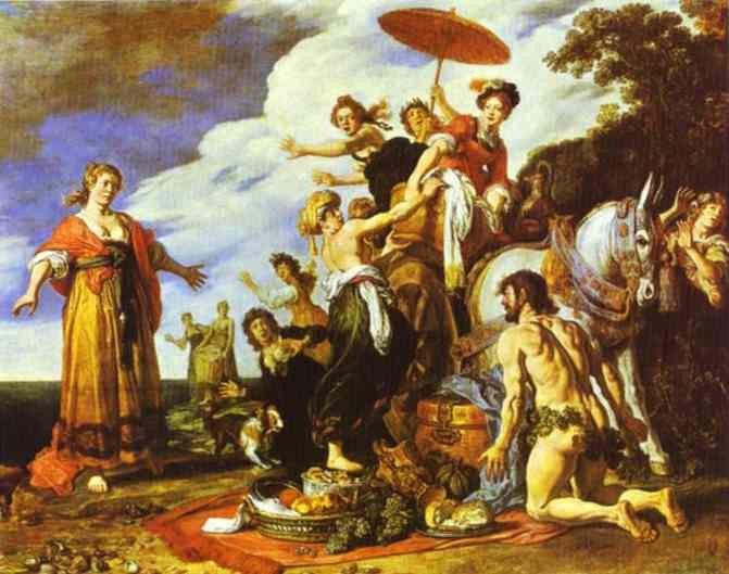 Peter Paul Rubens - Odysseus and Nausicaa. ,  