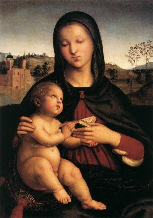 Raphael Madonna and Child c1503. 
