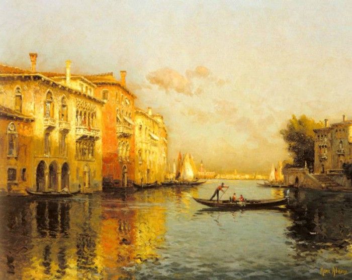 Aldine Marc A Venetian Canal. Aldine, 