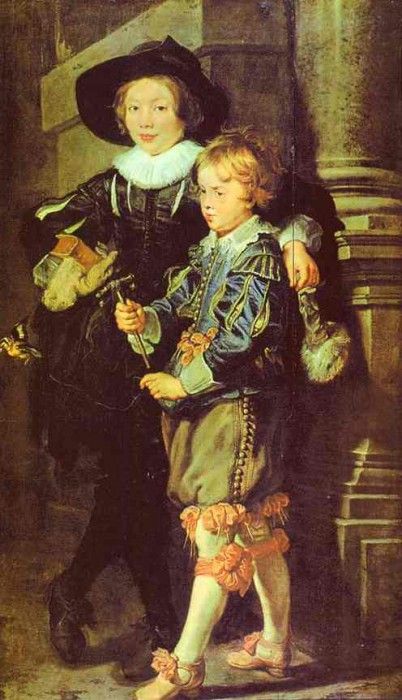 Peter Paul Rubens - Artists Sons Albert and Nicholas. ,  