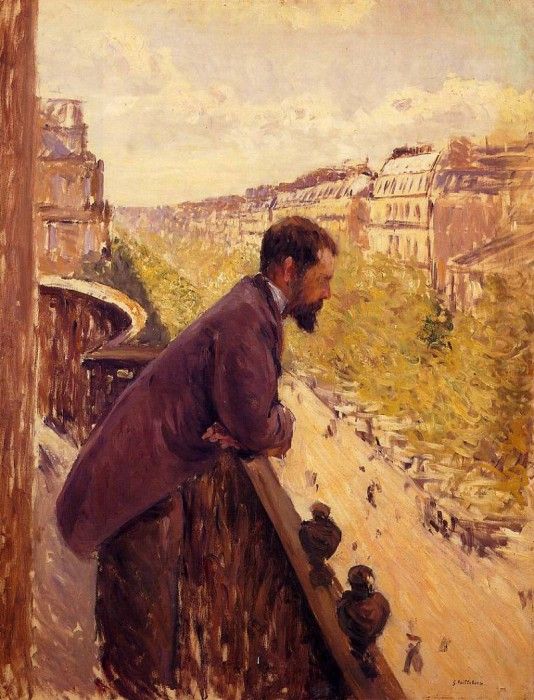 Caillebotte Gustave The Man on the Balcony. , 