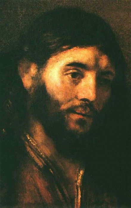 Rembrandt Head of Christ, 1650, Metropolitan Museum of Art, .    