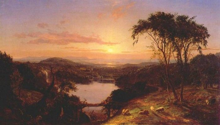 cropsey summer, lake ontario 1859. Cropsey, Jasper Francis