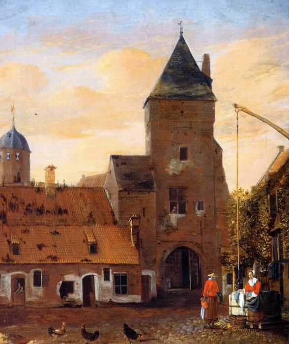 Cuijlenborch van Johannes The old powder tower Sun. Cuijlenborch,  