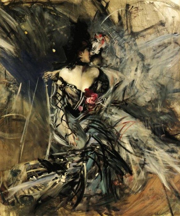 Spanish Dancer at the Moulin Rouge 1905. Boldini, 