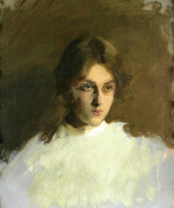 Sargent John Singer Portrait of Edith French. ,  