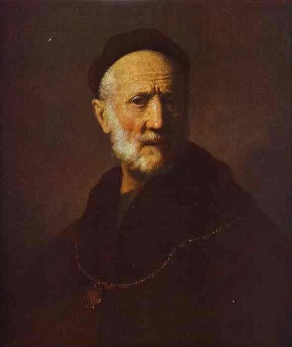 Rembrandt - Portrait of Rembrandts Father.    