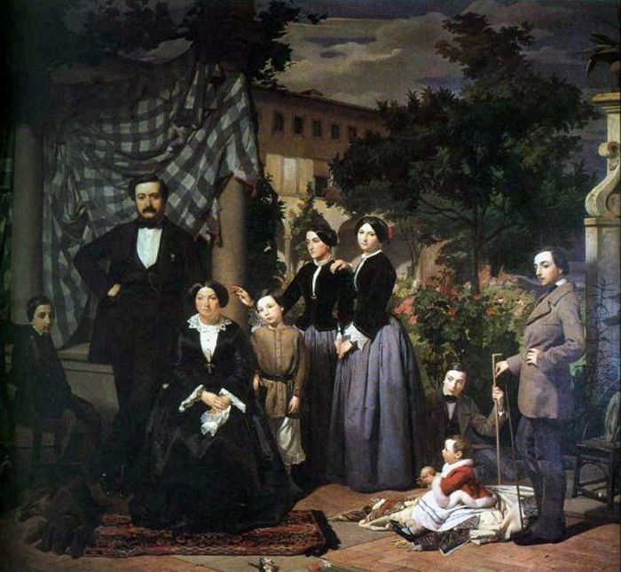 Ciseri Antonio La Famiglia Bianchini 1853 5. Ciseri 