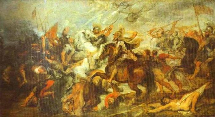 Peter Paul Rubens - Henry IV at the Battle of Ivry. ,  