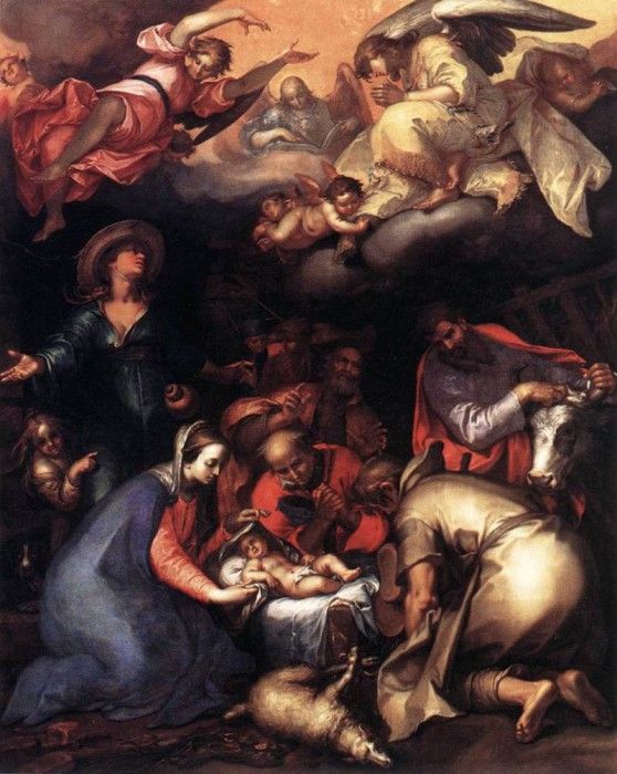 BLOEMAERT Abraham Adoration Of The Shepherds. Bloemaert, 
