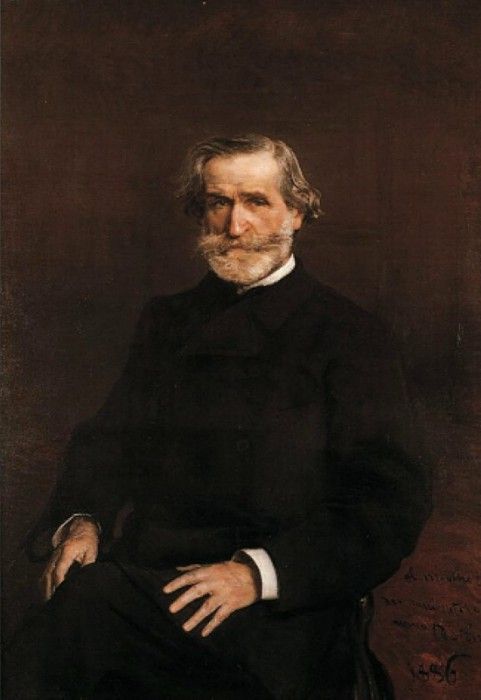Ritratto di Giuseppe Verdi Seduto 1886. Boldini, 