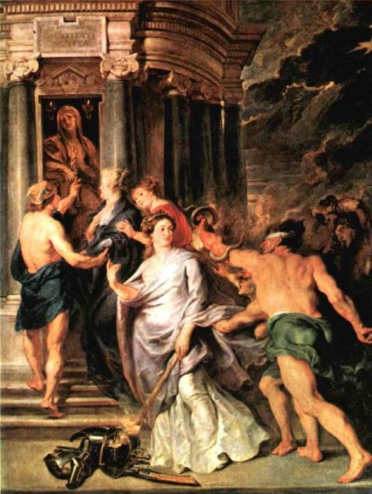 Rubens Marie Consents to Peace, 1621-1625, Louvre. ,  