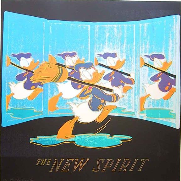 Warhol - The New Spirit (donald Duck). , 