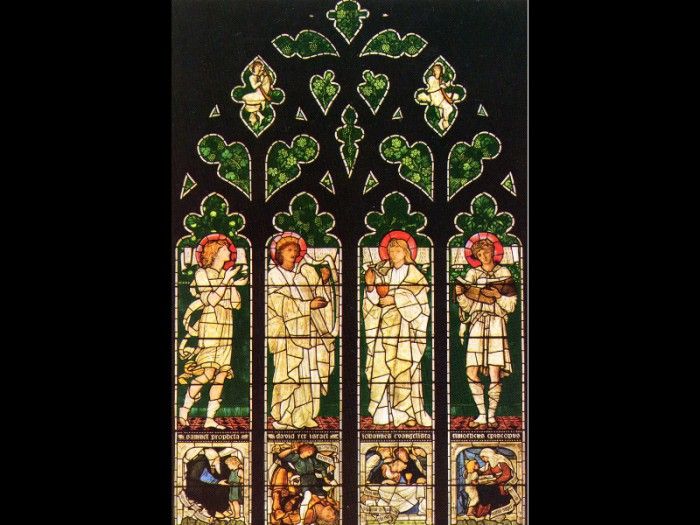 BURNE JONES Edward Christ Church Oxford The Vyner memorial window. -   