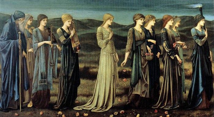 Burne Jones The Wedding of Psyche 1895. -   