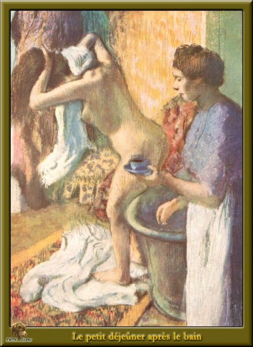 PO Degas 34 Le petit dejener aprs le bain(1883). , --