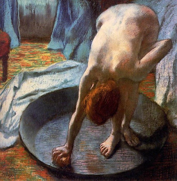Degas Edgar The washing tub Sun. , --