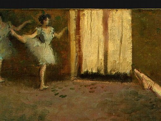 Degas Before the Ballet, 1890-1892, detalj 2, NG Washington. , --