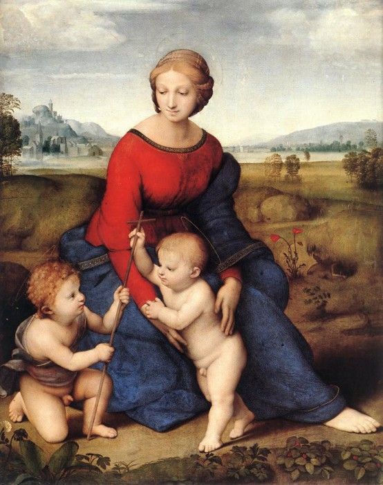 Raphael Madonna of Belvedere (Madonna del Prato). 