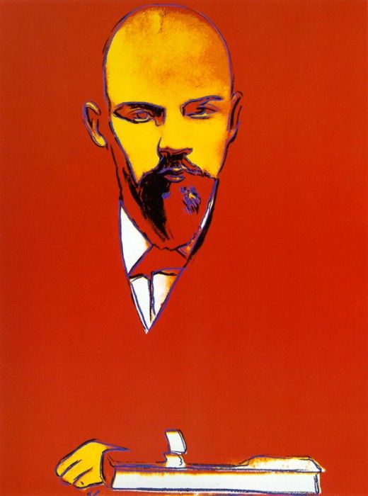 Twon09 Warhol Red-Lenin. , 