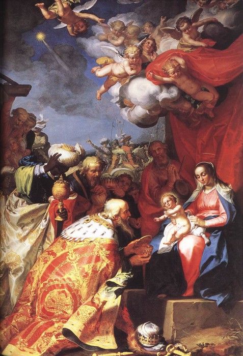 BLOEMAERT Abraham Adoration OF The Magi. Bloemaert, 